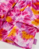 Girls’ woven skirt with tie-dye print