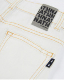 Boys’ woven bermuda shorts with contrast stitching