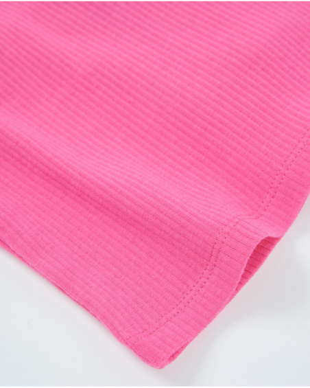 Girls’ knit top with crossed thin straps