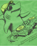 Boys’ knit T-shirt with DJ shark