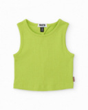 Girls’ stretchy knit top