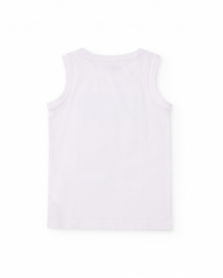 Boys’ skater-inspired knit T-shirt