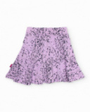 Girls’ knit skirt with ruffle hem