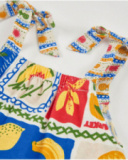 Girls’ knit top with tie straps