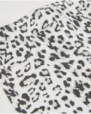 Girls’ knit shorts with animal print design