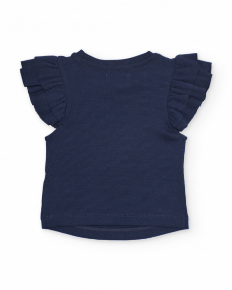Girls’ ribbed knit top