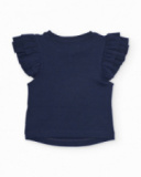 Girls’ ribbed knit top