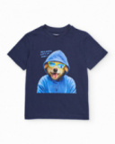 Boys’ knit set with a fun print