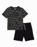 Boys’ knit set with raised detail