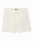 Girls’ knit set with puff sleeves