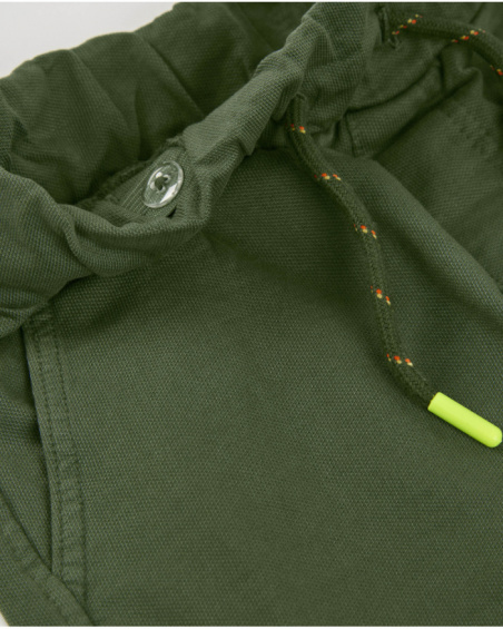 Boys’ knit trousers with cargo pockets