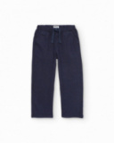 Boys’ woven trousers with elastic waist