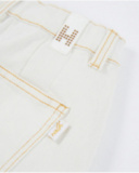 Girls’ woven shorts in woven fabric and denim