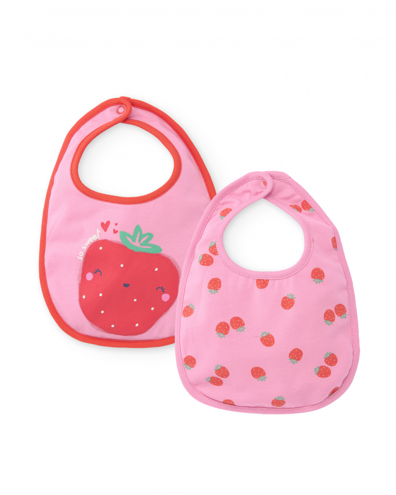 Newborn knitted bib pack with back closure