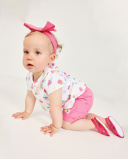 Knitted newborn set with ice cream print | tuc tuc UK