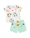 Knitted newborn set with front pockets | tuc tuc UK