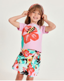 Girls’ knitted set with floral design | tuc tuc UK