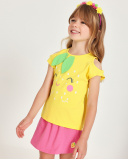 Girls’ knitted set with shoulder cut-outs | tuc tuc UK