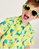 Boys’ woven shirt with abstract print | tuc tuc UK