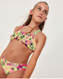 Girls’ knit bikini with ruffle on the top | tuc tuc UK