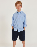 Boys’ woven bermuda shorts with adjustable drawstring | tuc tuc UK