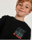 Boys knit T-shirt with an urban style | tuc tuc UK