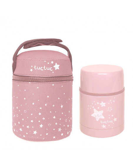 Thermos for baby food constellation pink