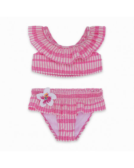 PINK RUFFLES BIKINI FOR GIRLS LOVE SAUVAGE PINK RUFFLES BIKINI FOR GIRLS LOVE SAUVAGE