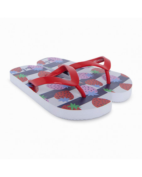 RED STRAWBERRY FLIP FLOPS FOR GIRLS SWEET STRAWBERRIES RED STRAWBERRY FLIP FLOPS FOR GIRLS SWEET STRAWBERRIES