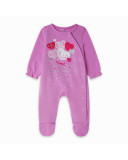 PINK LONG WITH FEET JERSEY ROMPERS FOR GIRLS SUGAR BABE PINK LONG WITH FEET JERSEY ROMPERS FOR GIRLS SUGAR BABE
