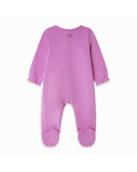 PINK LONG WITH FEET JERSEY ROMPERS FOR GIRLS SUGAR BABE
