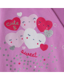 PINK LONG WITH FEET JERSEY ROMPERS FOR GIRLS SUGAR BABE PINK LONG WITH FEET JERSEY ROMPERS FOR GIRLS SUGAR BABE