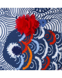 BLUE DOUBLE-BREASTED BACK FISH SWIMSUIT FOR GIRLS KAMOGAWA BLUE DOUBLE-BREASTED BACK FISH SWIMSUIT FOR GIRLS KAMOGAWA