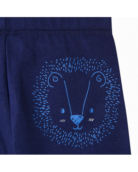 BLUE LION JERSEY CAPRI LEGGINGS FOR GIRLS BASICOS BABY BLUE LION JERSEY CAPRI LEGGINGS FOR GIRLS BASICOS BABY