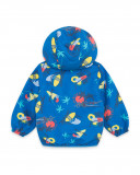 Blue hooded wind stopper for boys enjoy the sun Blue hooded wind stopper for boys enjoy the sun