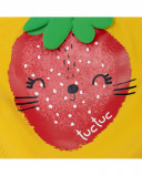 Yellow strawberry slip for girls fruitty time