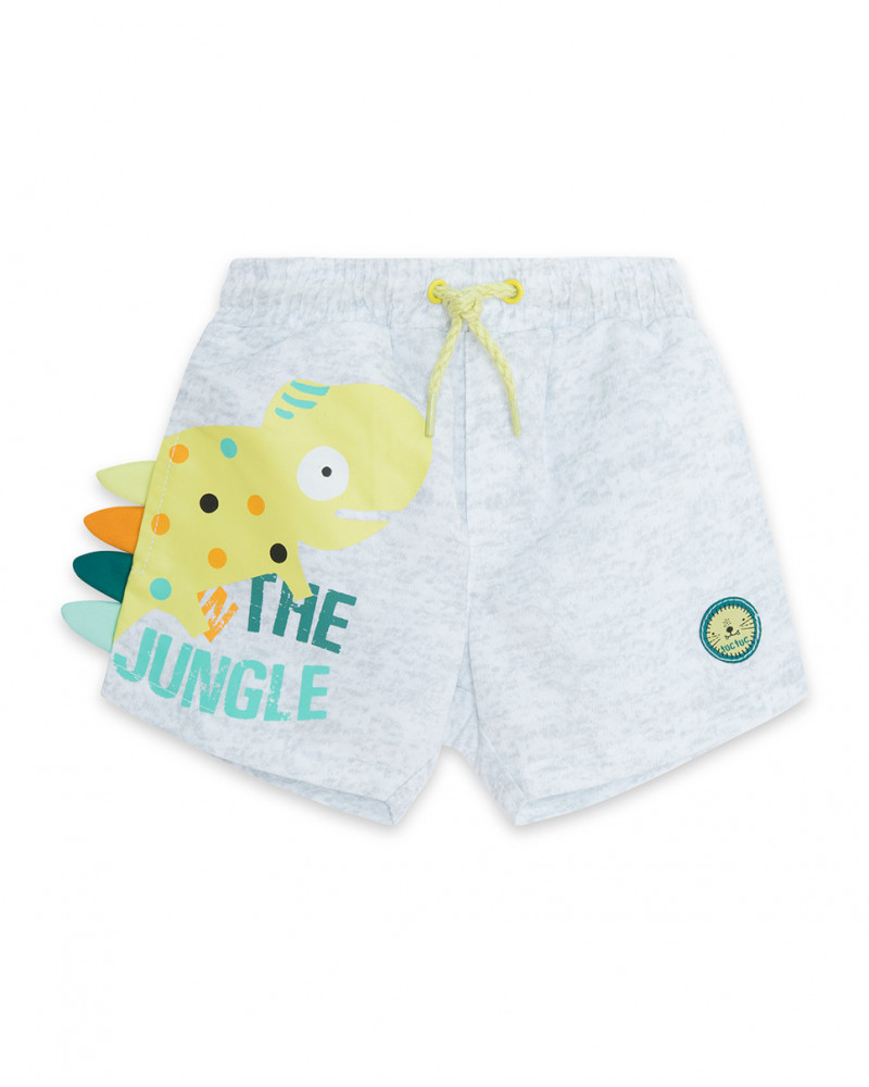 Grey cords swimming trunks for boys in the jungle