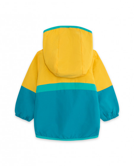 Blue hooded wind stopper for boys fruitty time