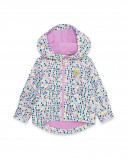 White printed wind stopper for girls in the jungle White printed wind stopper for girls in the jungle