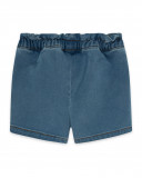 Blue hearts denim shorts for girls fruitty time