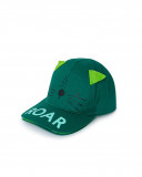 Green ears twill cap for boys in the jungle
