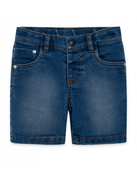 Navy pockets denim bermudas for boys basicos baby
