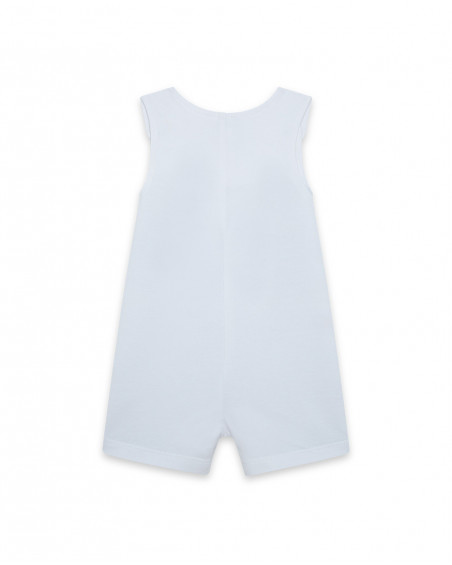 White suspenders jersey rompers for boys little pirates White suspenders jersey rompers for boys little pirates