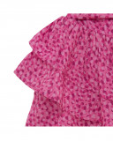 Pink ruffles poplin skirt for girls ready to bloom Pink ruffles poplin skirt for girls ready to bloom