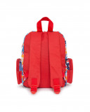 Red stars backpack for girls red submarine