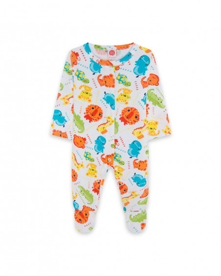 White long with foot printed jersey rompers for boys hi! White long with foot printed jersey rompers for boys hi!
