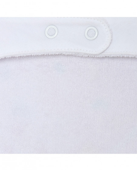 White icecream jersey neck gaiter for girls icy and sweet