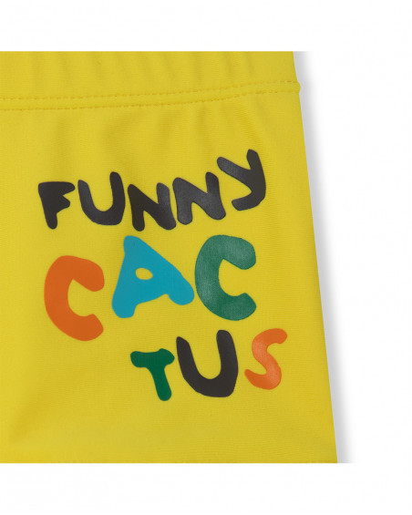 Yellow cactus boxers for boys funcactus