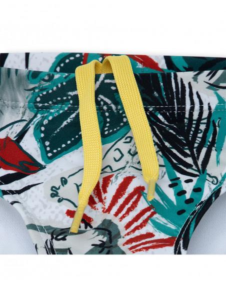 Green printed slip for boys jungle street Green printed slip for boys jungle street