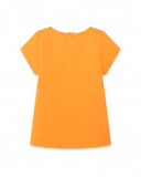 Orange cactus jersey t-shirt for girls funcactus
